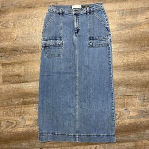 Eddie Bauer Denim Maxi Skirt Size 10